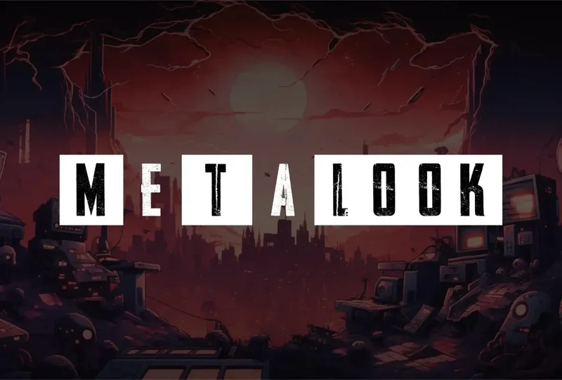 MetaLook news platform title art